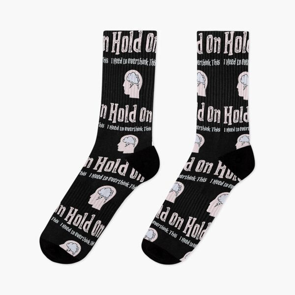 Item preview, Hold On I Need To Overthink This Anxiety designed and sold by Automatic  Soul.