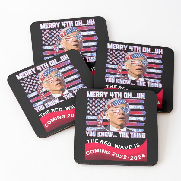 Item preview, Happy 4th Of You Know The Thing The Red Wave Is Coming  designed and sold by WoodburyLake.