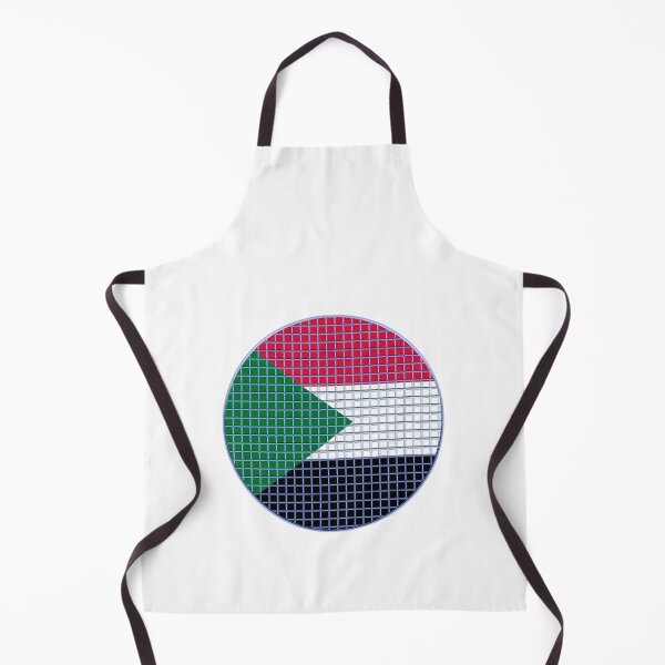 Item preview, Sudan Flag Rounded - Squares Pixel  designed and sold by MoonElite.