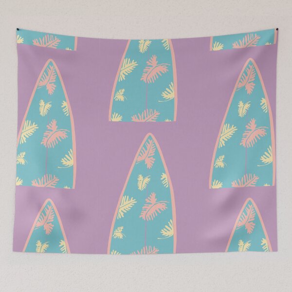 Item preview, PALM TREES - SURFING - SURF - SURFING BOARDS - SURF BOARDS - SURF BOARD - WAVES - WAVEBOARD  designed and sold by Tropical Blood.