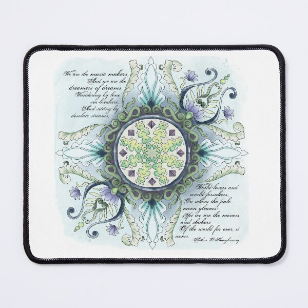 Item preview, Ode Arthur Shaughnessy exert and art designed and sold by Becky Best.