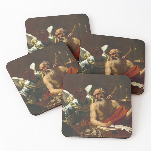 Item preview, Saint Jerome and the Angel | Simon Vouet | 1625 Renaissance Christian Art designed and sold by CJET.