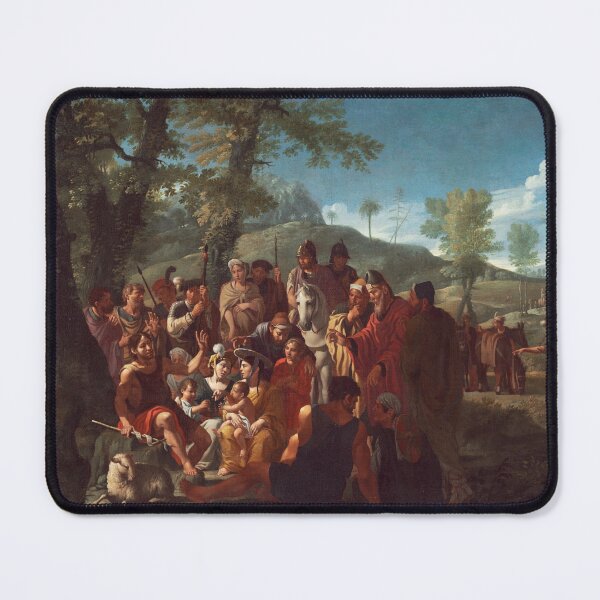 Item preview, Saint John the Baptist Preaching | William Reuter | 1665 Renaissance Gospel Biblical Art designed and sold by CJET.