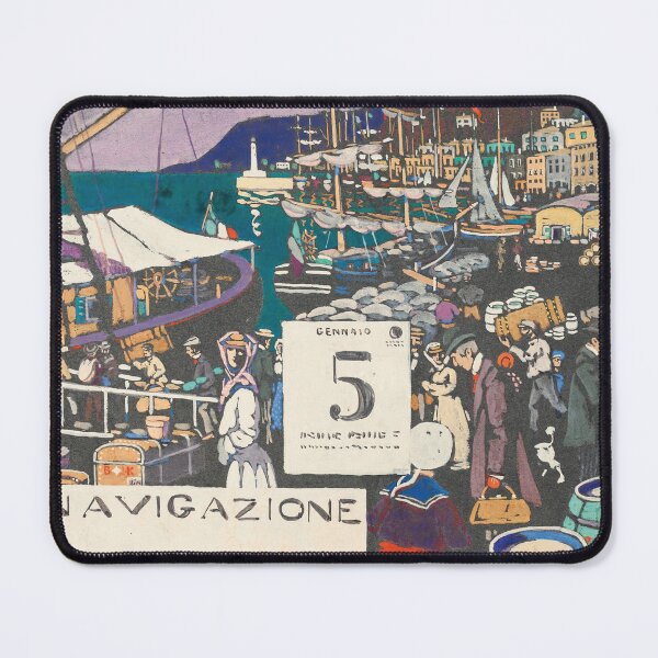 Item preview, Wassily Kandinsky Entwurf Für Ein Schiffsplakat (Study For A Ship Poster) (1906) designed and sold by TeeARTHY.