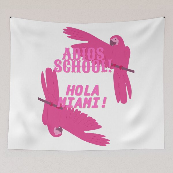 Item preview, Adios School Hola Miami designed and sold by boomantique.