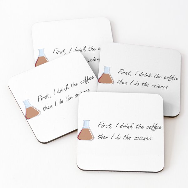 Item preview, first i drink the coffee then i do the science designed and sold by The Mor Sisters    Tzurit & Carmel.