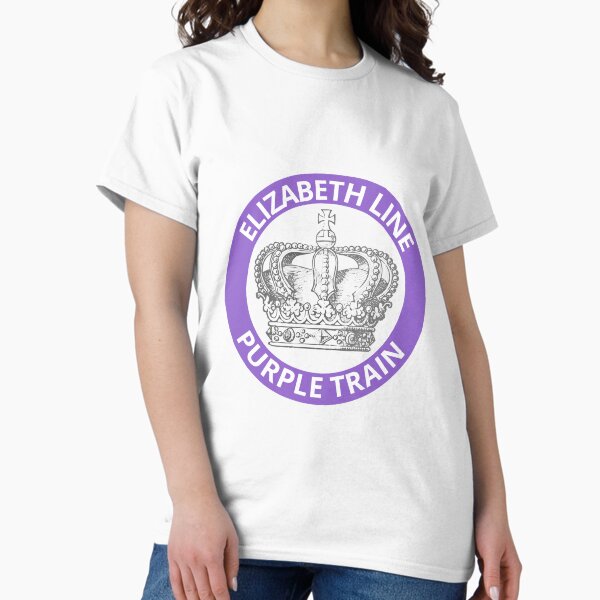 Item preview, Elizabeth Line Purple Train with Crown designed and sold by LoloTrends.