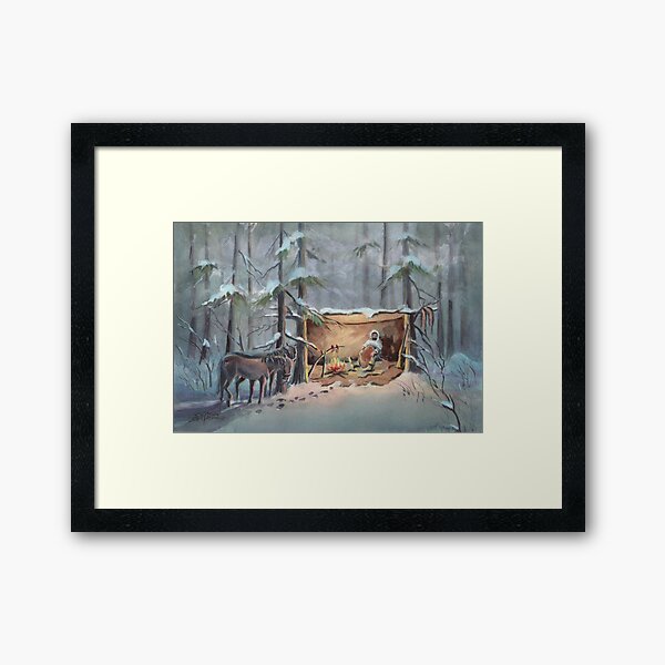 Snow Man Wall Art Redbubble - scariest cart ride to the underworld in roblox cart ride