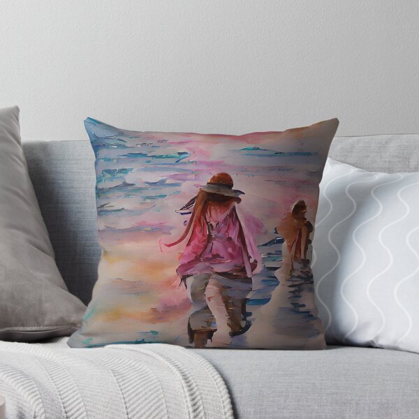 Item preview, Un paseo por el mar Acuarela Dream Art designed and sold by Holisticfox.