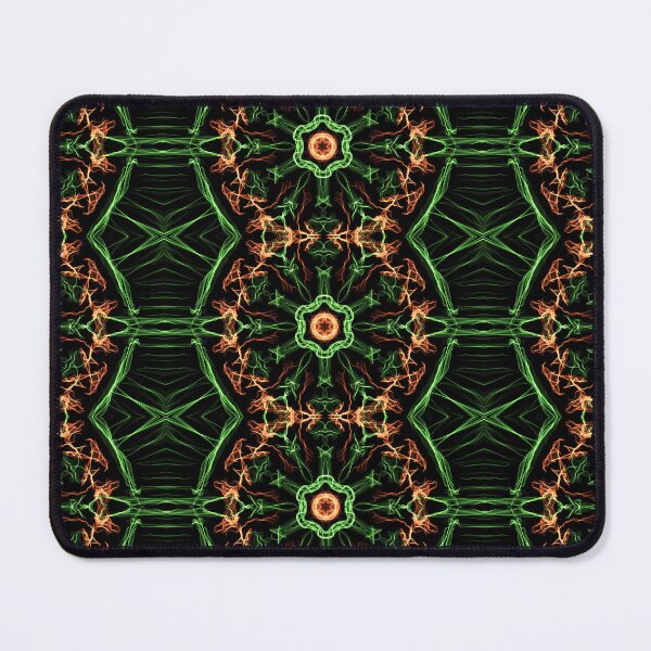 Item preview, Liquid Light Series #124 ~ Green And Orange Abstract Fractal Pattern designed and sold by Ascension Vibrations.