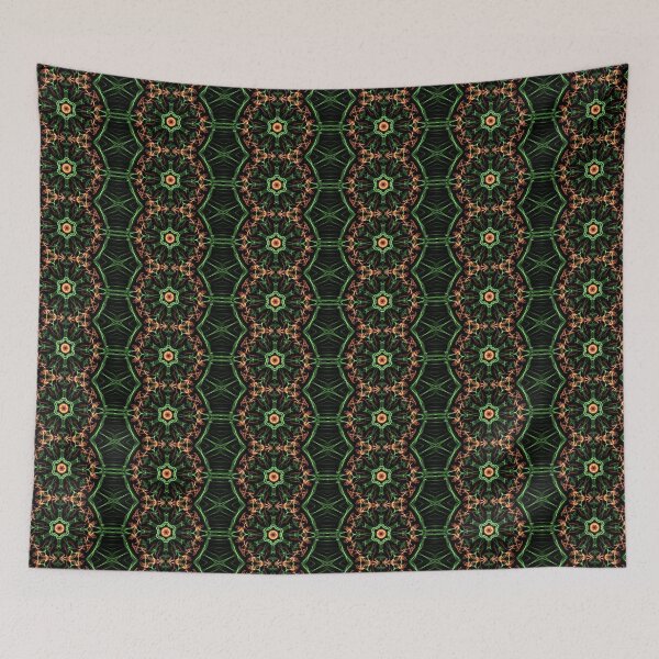 Item preview, Liquid Light Series #124 ~ Green And Orange Abstract Fractal Pattern designed and sold by Ascension Vibrations.