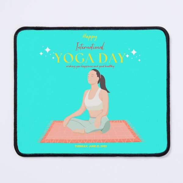 Item preview, International Yoga Day 2022 designed and sold by YOU-MOU.