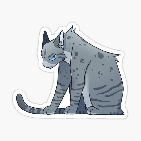 warriors inspired ashfur Sticker for Sale by MagicPistachio