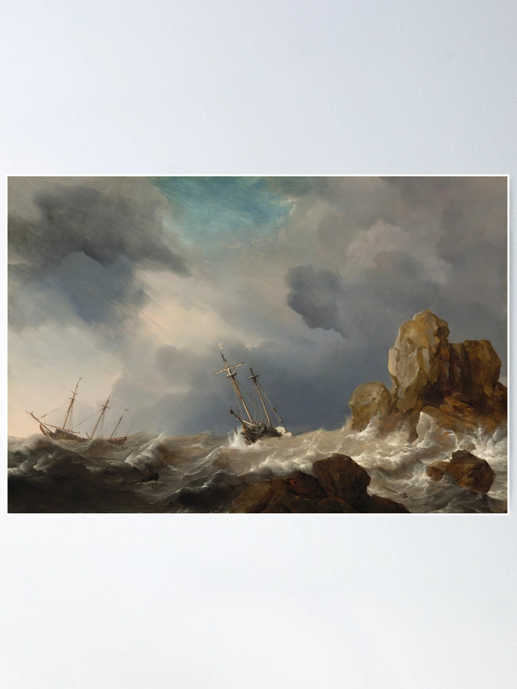 Ships in a Gale | Willem van de Velde the Younger | 1660