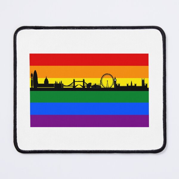 Item preview, Pride London Skyline Rainbow Flag designed and sold by Inspirationmotivation.