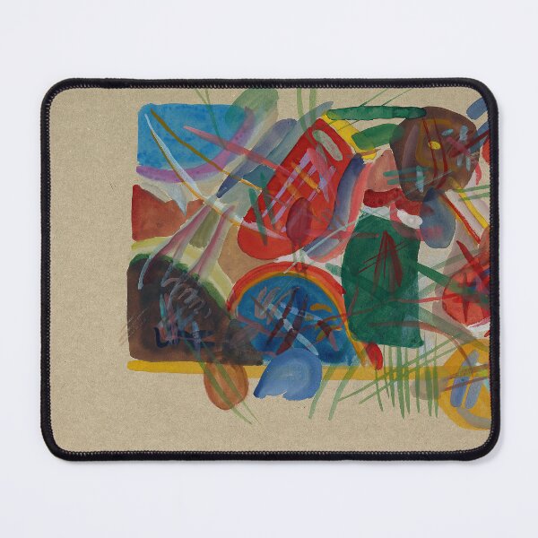 Item preview, Wassily Kandinsky Aquarell ‘Mit Wald und Regenbogen’ (1913) designed and sold by TeeARTHY.