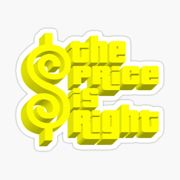 "The New Price is Right" Sticker for Sale by gameshowfan2001 Redbubble