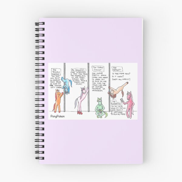Item preview, A Typical Day in Pole Class Cartoon designed and sold by PonyPoison.