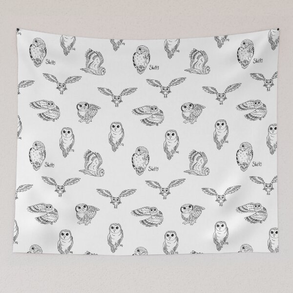 Item preview, Owls All Over designed and sold by jastinamor.