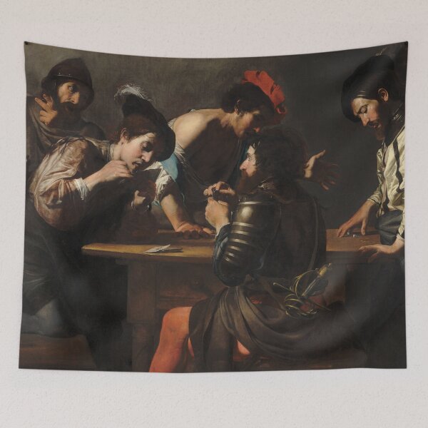 Item preview, Soldiers Playing Cards and Dice (The Cheats) | Valentin de Boulogne | 1620 Renaissance Art designed and sold by CJET.