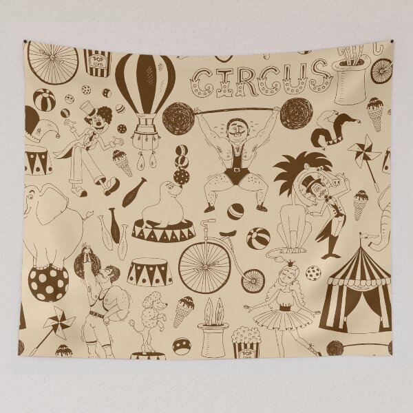 Item preview, Circus Pattern designed and sold by HorizonDesignz.