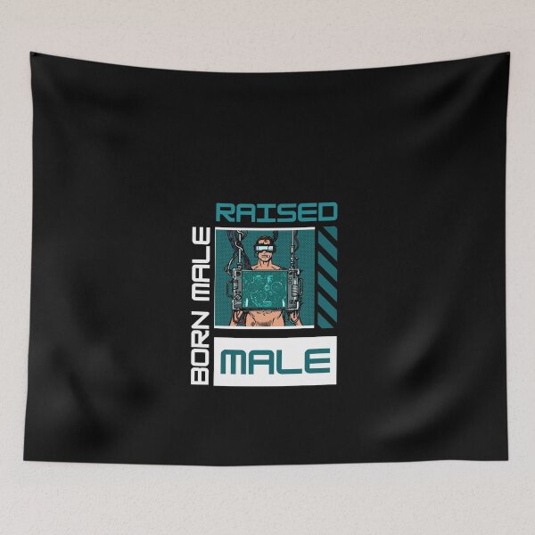Item preview, Born Male Raised Male Graphic Shirt designed and sold by WilkDesign.