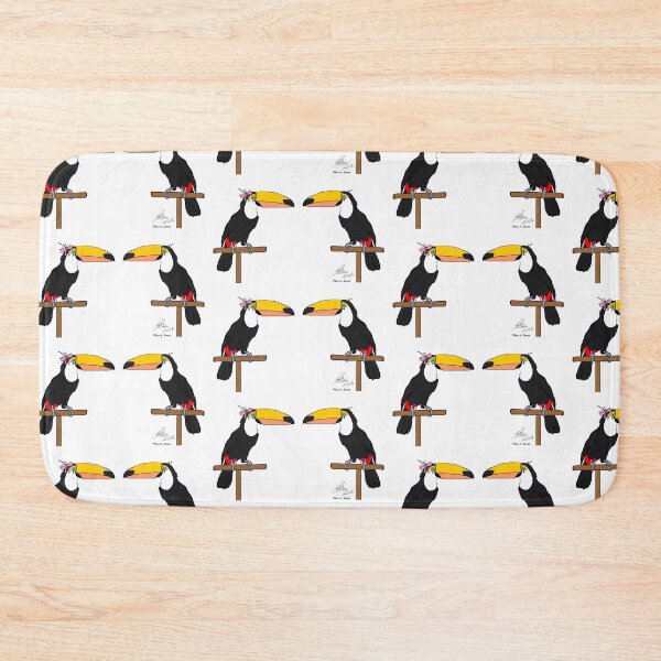 Item preview, Crazy Bird Man with Toucans designed and sold by Laughing Parrot Studio.