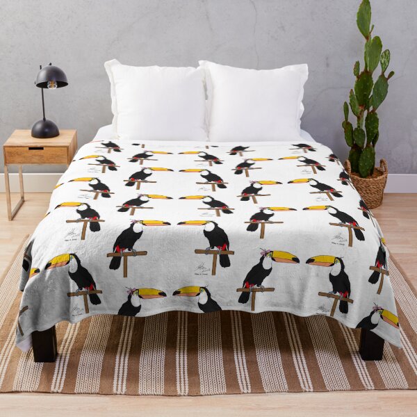 Item preview, Crazy Bird Man with Toucans designed and sold by Laughing Parrot Studio.