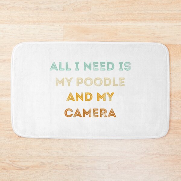 Item preview, Funny Photographer Gifts: All I Need Is My Poodle And My Camera, Photography Lovers designed and sold by AMINE  ★★★★★.