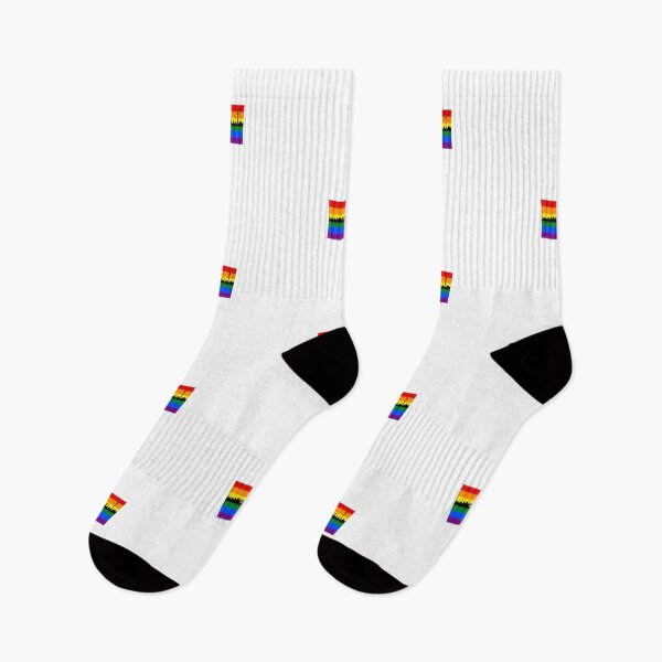 Item preview, Pride Berlin Skyline Rainbow Flag designed and sold by Inspirationmotivation.