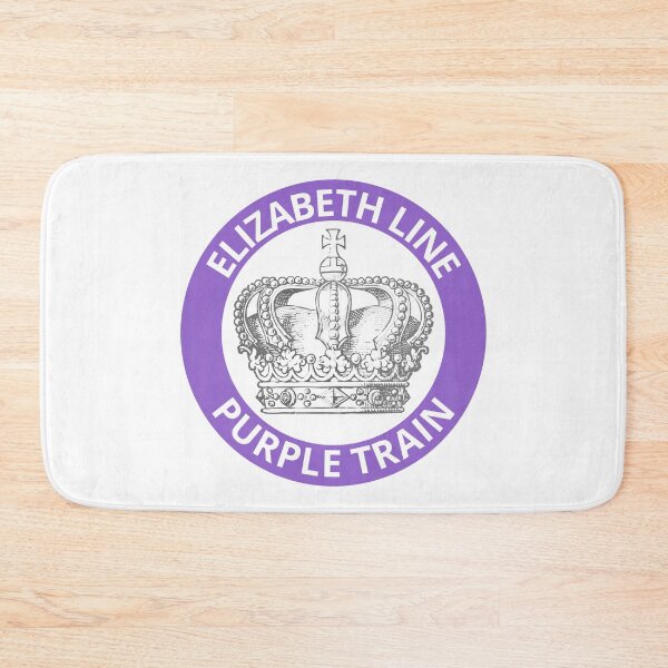 Item preview, Elizabeth Line Purple Train with Crown designed and sold by LoloTrends.