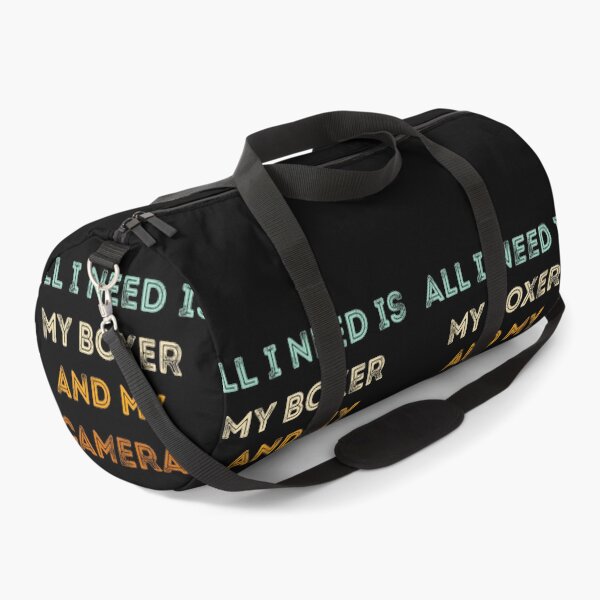 Item preview, Funny Photographer Gifts: All I Need Is My Boxer And My Camera, Photography Lovers designed and sold by AMINE  ★★★★★.