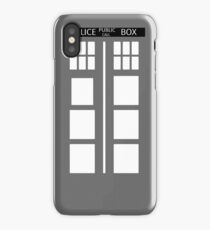 Police Public Phone Box, Who? Doctor! iPhone X Case
