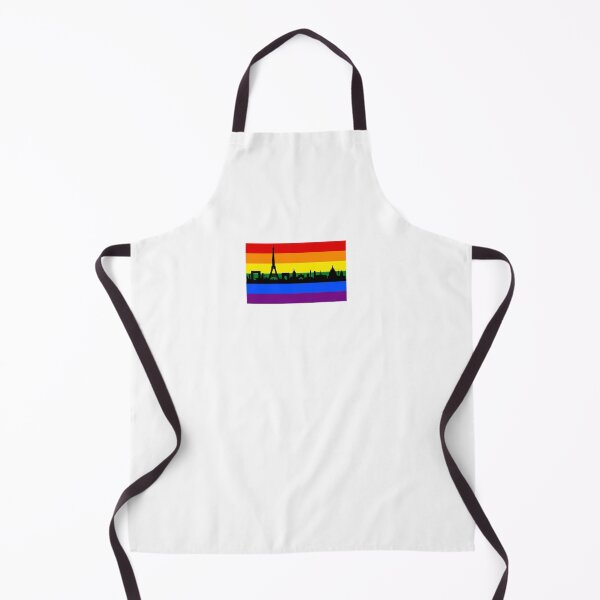 Artikelvorschau, Stolz-Paris-Skyline-Regenbogen-Flagge entworfen und verkauft von Inspirationmotivation.