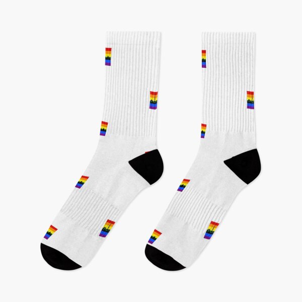 Item preview, Pride Paris Skyline Rainbow Flag designed and sold by Inspirationmotivation.