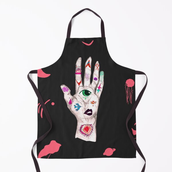 Item preview, Illustration of a hand with an eye. Palmistry and mysticism designed and sold by Anastasiia Yurevych.
