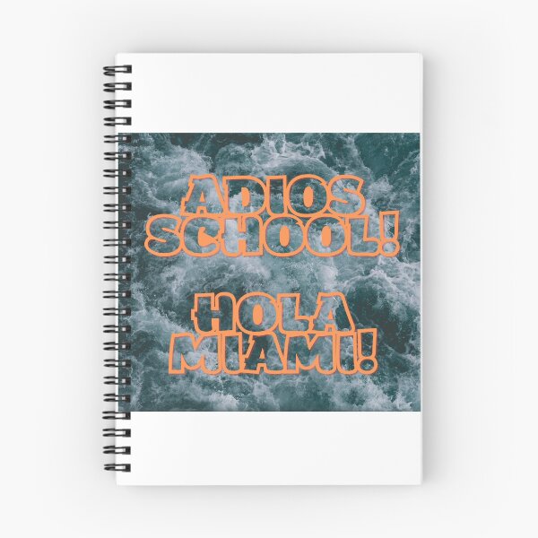 Item preview, Adios School Hola Miami - Miami Beaches - Hola Miami designed and sold by boomantique.