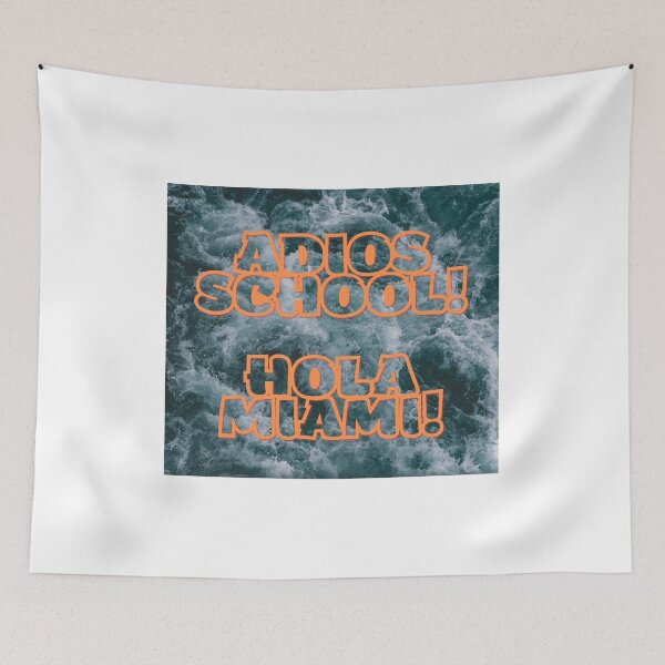 Item preview, Adios School Hola Miami - Miami Beaches - Hola Miami designed and sold by boomantique.