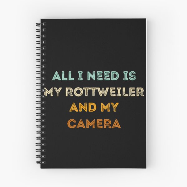 Item preview, Funny Photographer Gifts: All I Need Is My Rottweiler And My Camera, Photography Lovers designed and sold by AMINE  ★★★★★.