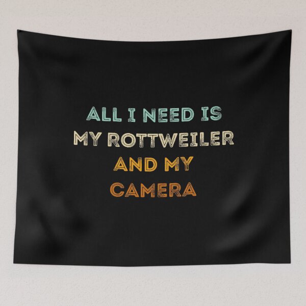 Item preview, Funny Photographer Gifts: All I Need Is My Rottweiler And My Camera, Photography Lovers designed and sold by AMINE  ★★★★★.