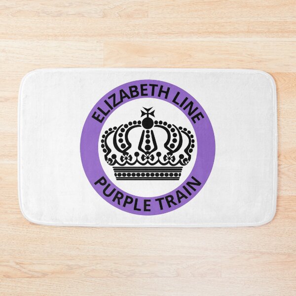 Item preview, Elizabeth Line Purple Train with Crown designed and sold by LoloTrends.
