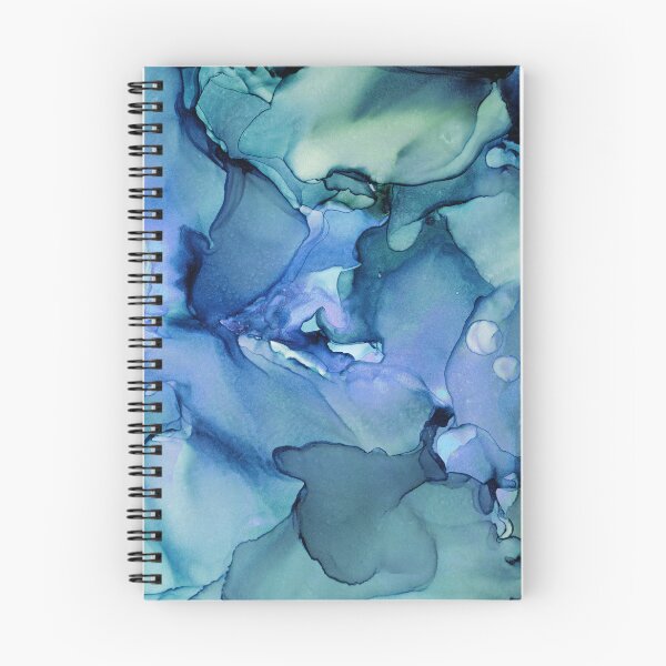 Item preview, Fluid Blues Abstract Ink designed and sold by Olga Shvartsur.