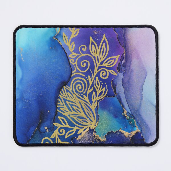 Item preview, Golden Blooms in Abstract Ink designed and sold by Olga Shvartsur.