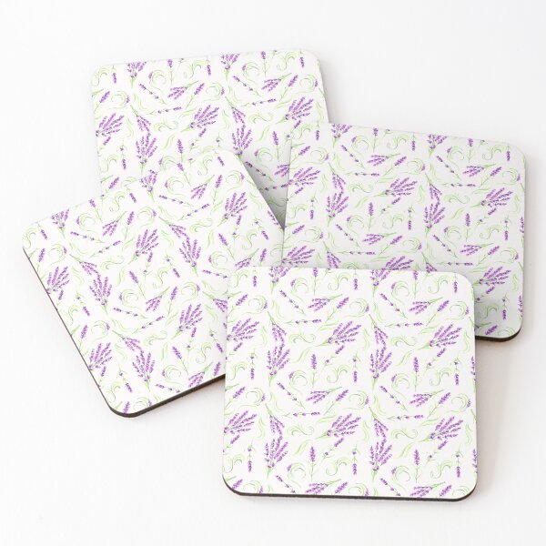 Item preview, lavender flowers patern designed and sold by SAJAMANIA.