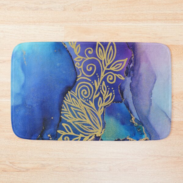 Item preview, Golden Blooms in Abstract Ink designed and sold by Olga Shvartsur.