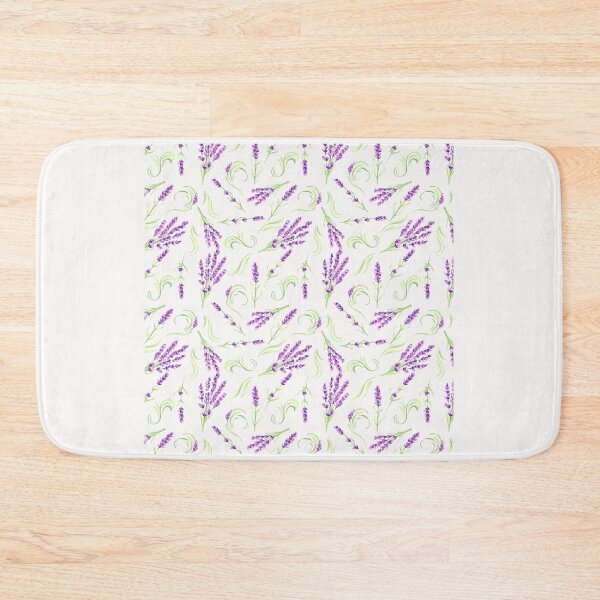 Item preview, lavender flowers patern designed and sold by SAJAMANIA.
