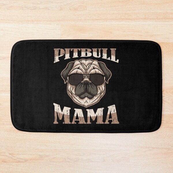 Artikelvorschau, Pitbull Mama Cute Dog Lover Fur Mom Muttertag entworfen und verkauft von haselshirt.
