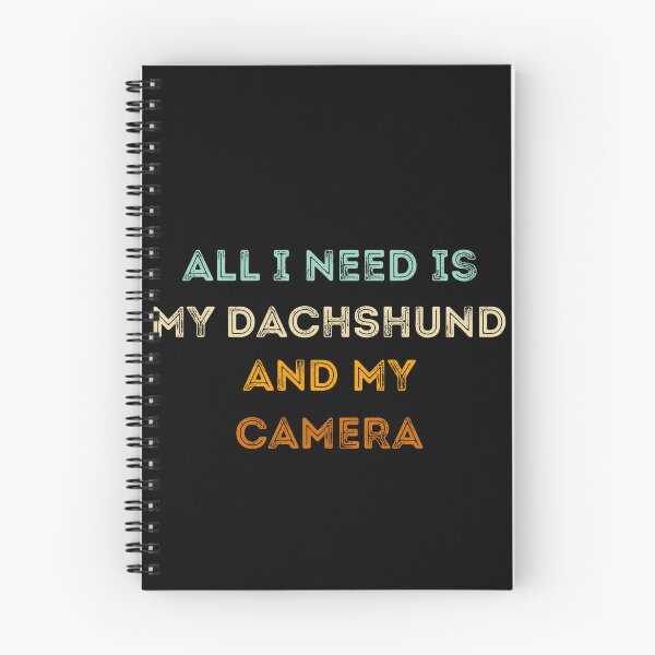 Item preview, Funny Photographer Gifts: All I Need Is My Dachshund And My Camera, Photography Lovers designed and sold by AMINE  ★★★★★.
