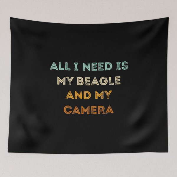 Item preview, Funny Photographer Gifts: All I Need Is My Beagle And My Camera, Photography Lovers designed and sold by AMINE  ★★★★★.