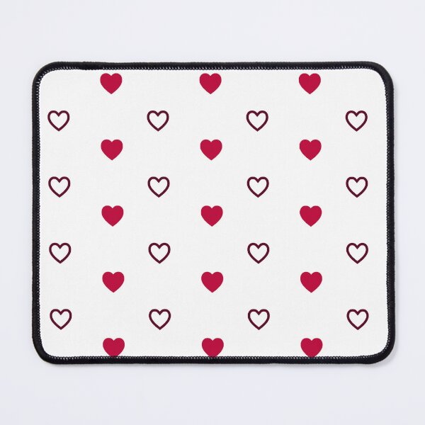 Item preview, Patrón sin costuras de corazón rojo Lindo para socios - Romántico designed and sold by Recti.